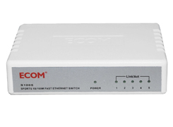 ECOM S1005 5口百兆塑殼交換機